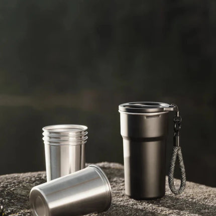 Parks RCS Collection Crafted Recycled Stainless Cup Set - hospitality