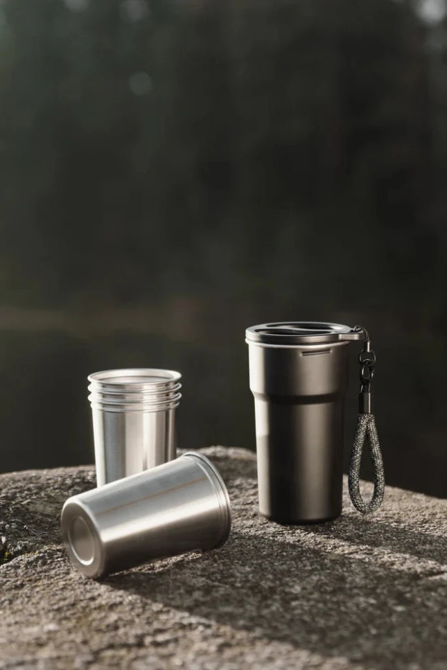 Parks RCS Collection Crafted Recycled Stainless Cup Set - hospitality