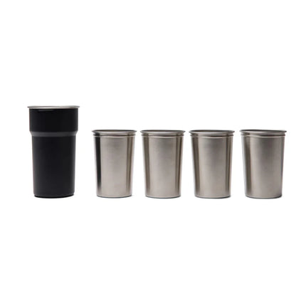 Parks RCS Collection Crafted Recycled Stainless Cup Set - hospitality