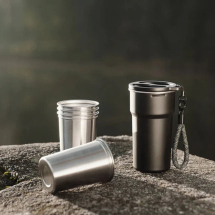 Parks RCS Collection Crafted Recycled Stainless Cup Set - hospitality