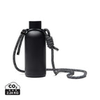 Recycled Stainless steel,Polyester / black / 19.2 x ø 7.4 cm