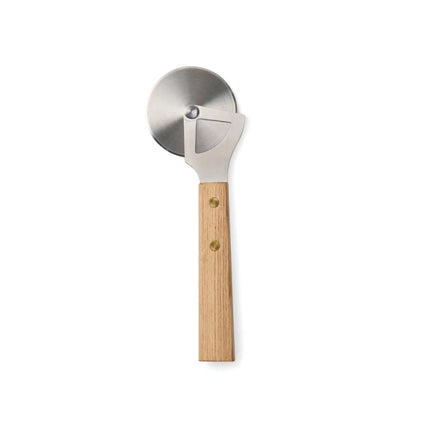 Paso Collection Pizza Slicer With FSC Ash Wood And Stainless Steel By Nordic Craft - hospitality