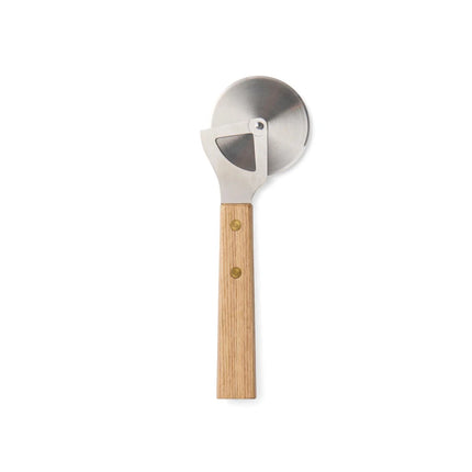 Paso Collection Pizza Slicer With FSC Ash Wood And Stainless Steel By Nordic Craft - hospitality