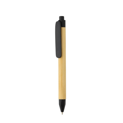 Pen with wooden wheatstraw clip pack of 500 - hospitality