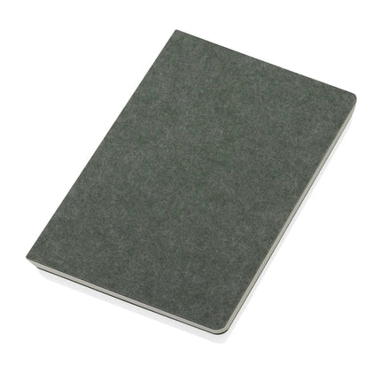 Phrase GRS certified recycled felt A5 notebook - hospitality