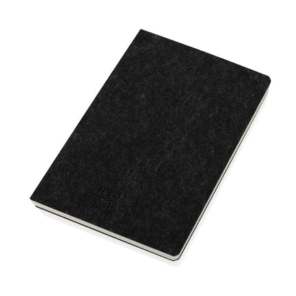Phrase GRS certified recycled felt A5 notebook - hospitality