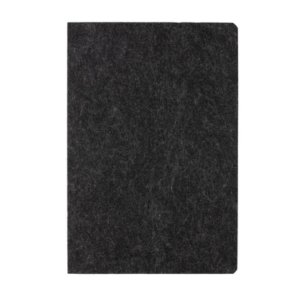 Phrase GRS certified recycled felt A5 notebook - hospitality