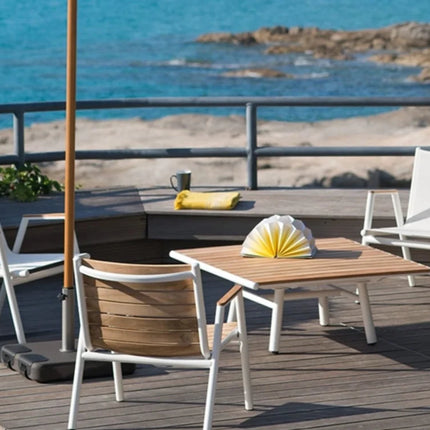Pilotis Teak Low Armchair - hospitality