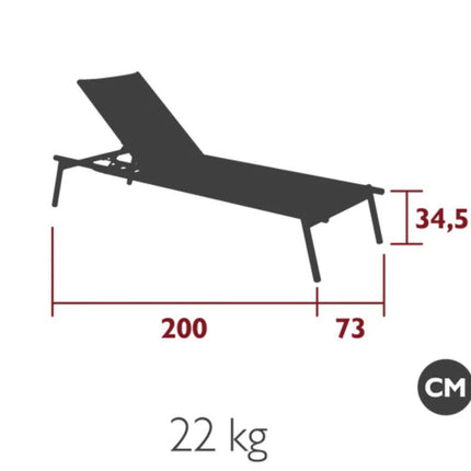 Pilotis V. Teak Sunlounger - hospitality