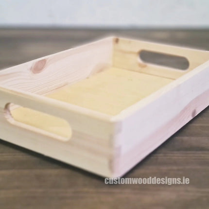 Pine Wood Tray by pin