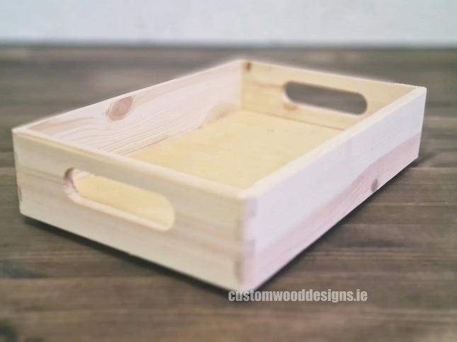 Pine Wood Tray by pin