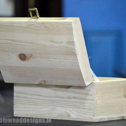 Pine Wood Chest CB2 26 X 16 X 13,5 cm - hospitality