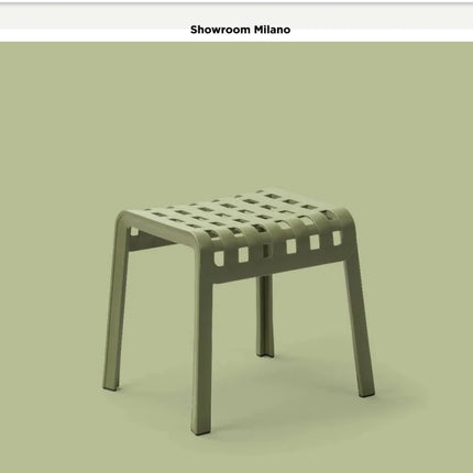 Poggio Outdoor Stool & Footrest - hospitality