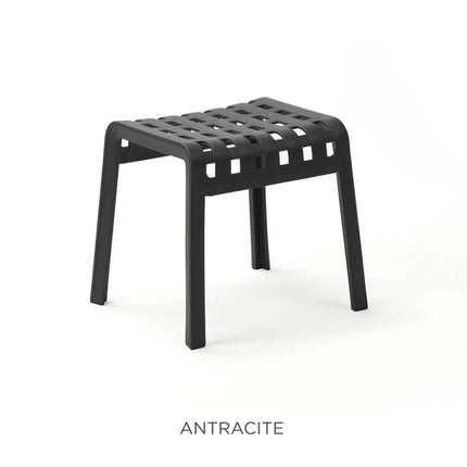 Poggio Outdoor Stool & Footrest - hospitality
