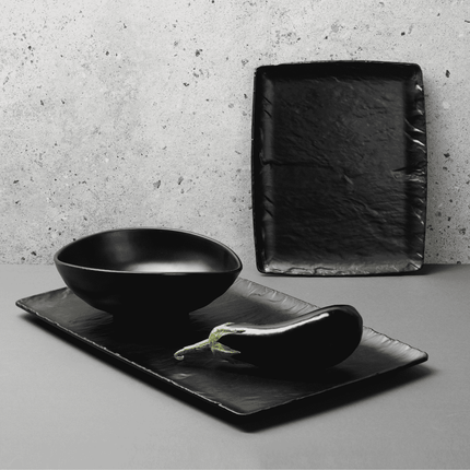 Polaris Platter grey granite GN 1/2 265x325mm - hospitality
