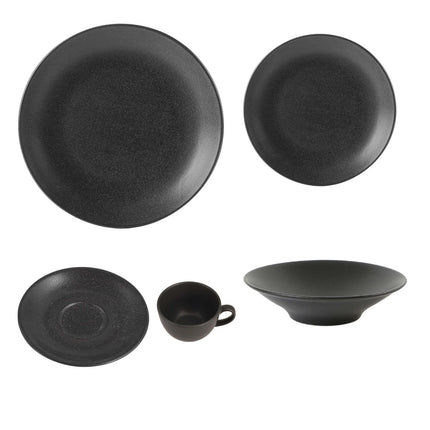Porland Coal Ten-Table Tabletop Set – 5-Piece Cover for 20 or 40 Covers – set contents