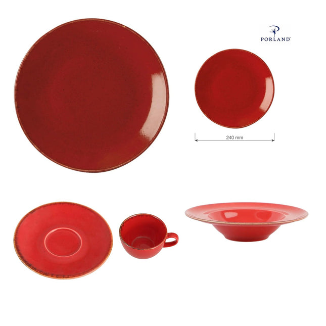 Porland Magma Ten-Table Tabletop Set – 5-Piece Cover for 20 or 40 Covers – set contents