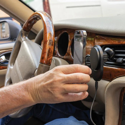PowerCruze RCS rplastic 15W magnetic charging car holder - hospitality