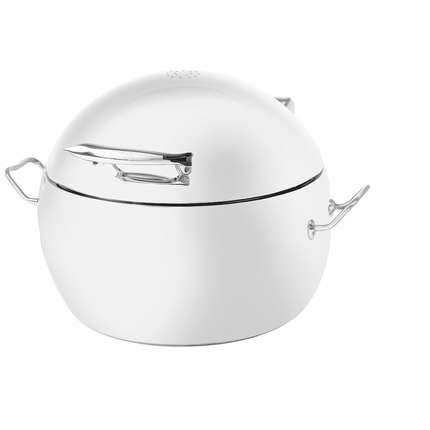 Premium Round Chafing Dish with Soft-Close Lid – 11L (Fine Dine) - hospitality