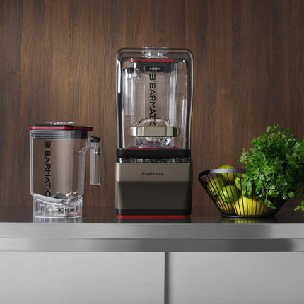 PRO set - Storm bar blender with tamper and additional milk frothing jug (BPA free), 1.8L - hospitality