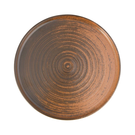 Lykke Brown high edge plate, 180mm