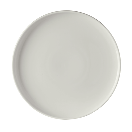 Pure plate with high rim, 250mm