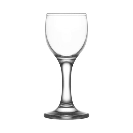 Sofia Vodka Glass 55ml Capacity Stemmed Glass - Elegant Classic Barware for Vodka and Liqueurs