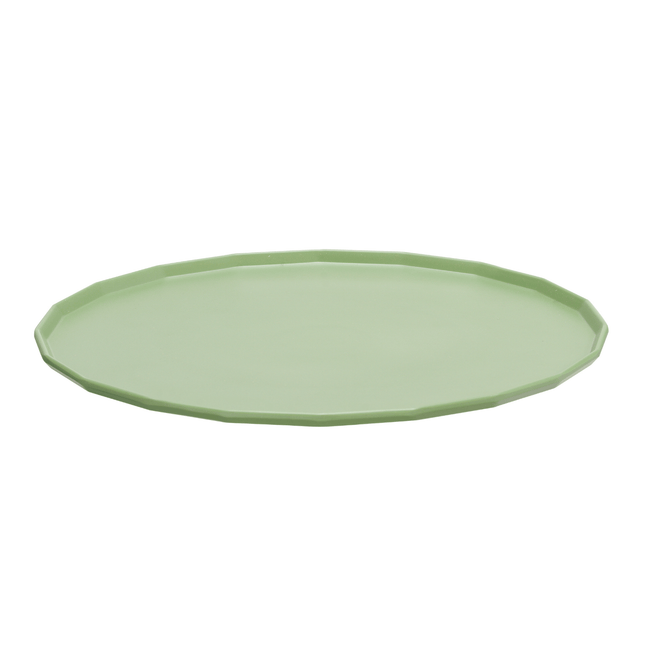 Metropolis platter, green, 300mm