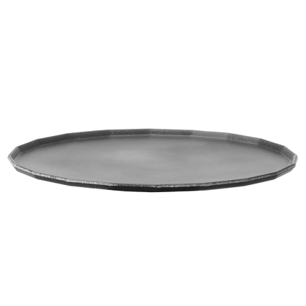 Metropolis platter, black, 300mm