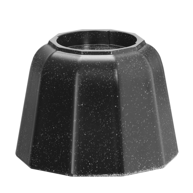 Metropolis pedestal, black, 110x(h)82mm