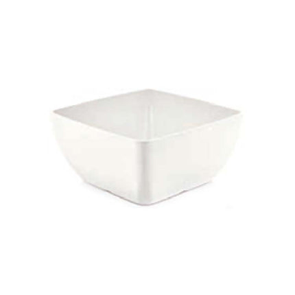 Square Melamine Bowl, White, 250x250x(h)120mm