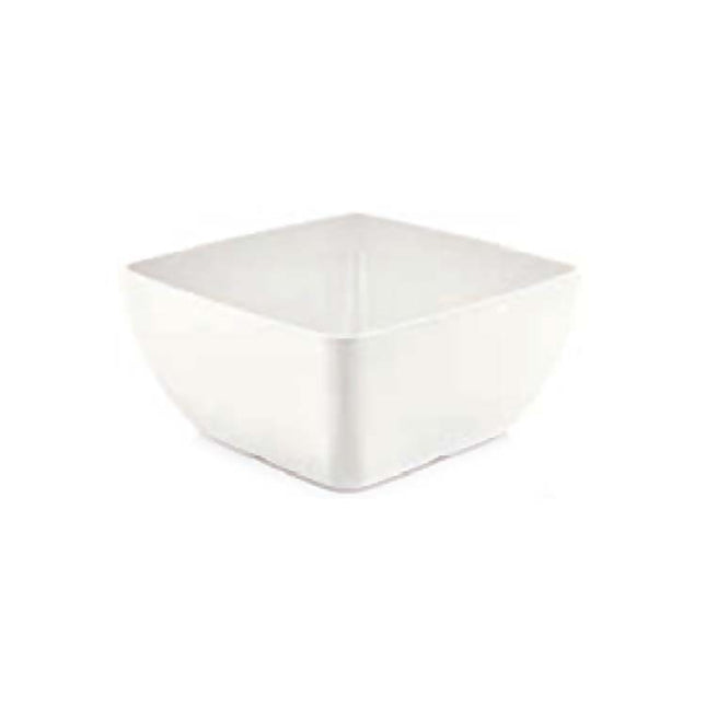 Square Melamine Bowl, White, 250x250x(h)120mm