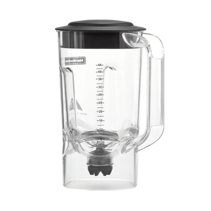 Hamilton Beach Commercial 1.25L polycarbonate blender jug for 908 blender, clear and durable container for mixing and blending.