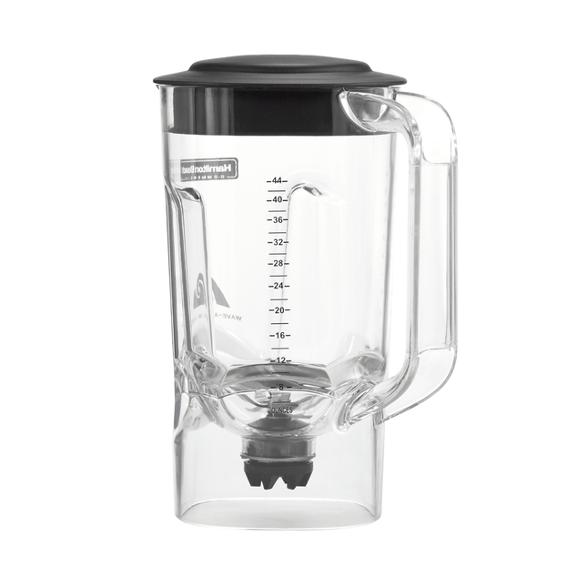 Hamilton Beach Commercial 1.25L polycarbonate blender jug for 908 blender, clear and durable container for mixing and blending.