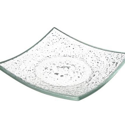 Vetro Fingerfood Square Glass Dish 80x80mm - Transparent Elegance for Buffets and Events