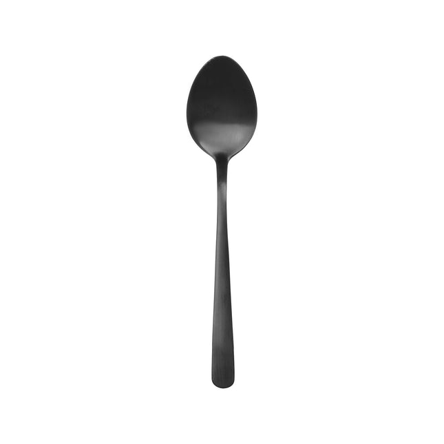 Fjord Black Dessert Spoon, OVE, 184 mm