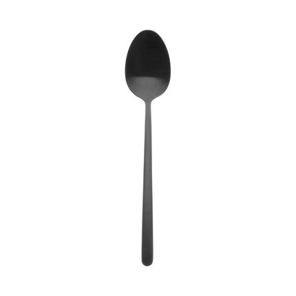 Amarone Black tea spoon by OVE, 146 mm teaspoon with black finish, stainless steel handle for stirring tea or coffee.