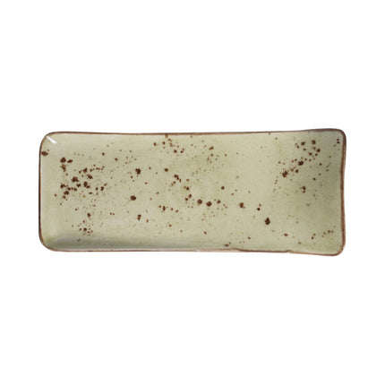 Olive serving plate, 215x120mm