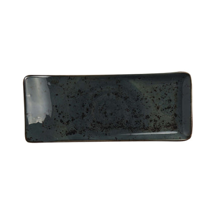 Fine Dine Arando serving plate measuring 215x90mm, featuring a sleek design perfect for serving appetizers or snacks.
