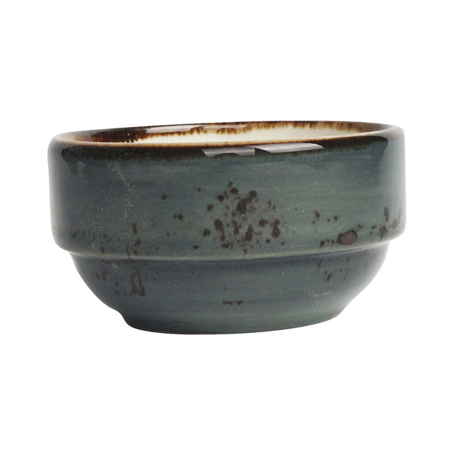 Fine Dine Arando stackable bowl, 80mm, featuring a sleek design and stackable feature for convenient storage.