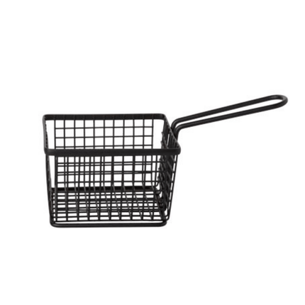 French fries basket, black, 120x100mm