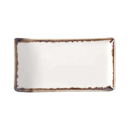 Vanilla serving plate, 215x120mm