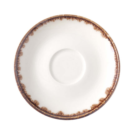 Vanilla cappuccino saucer, 160mm