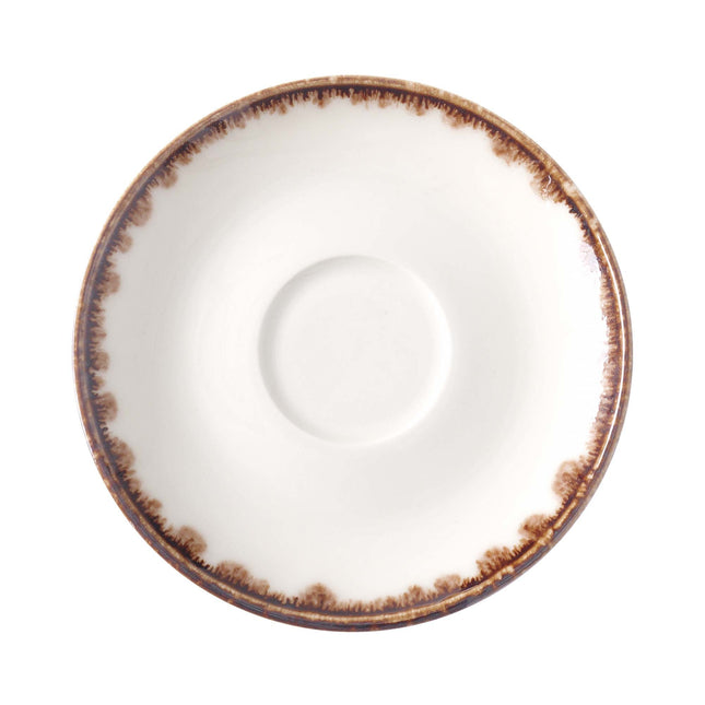 Vanilla cappuccino saucer, 160mm