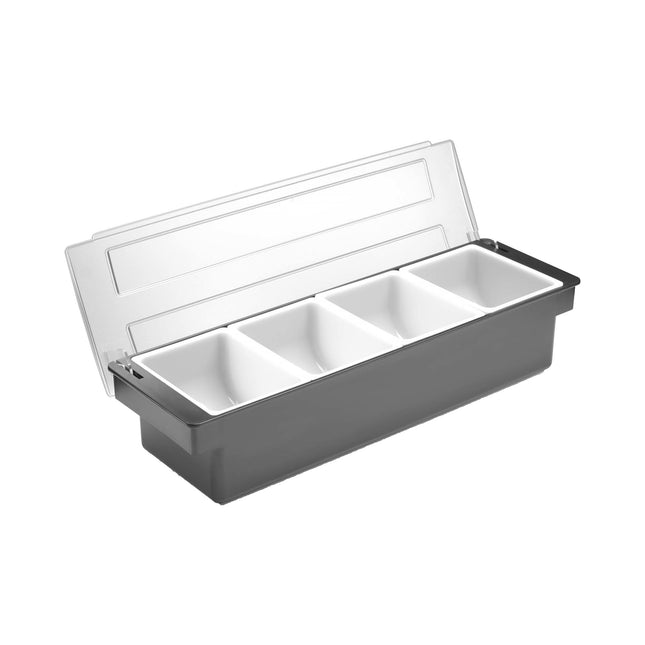 Ingredient box – 4 containers, Bar up, 480x150x(H)100mm