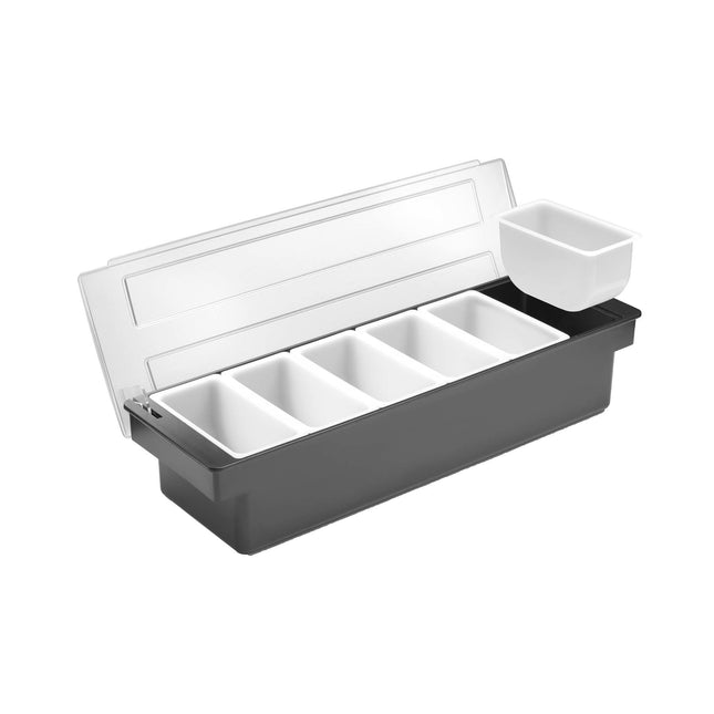 Ingredient box – 6 containers, Bar up, 480x150x(H)100mm