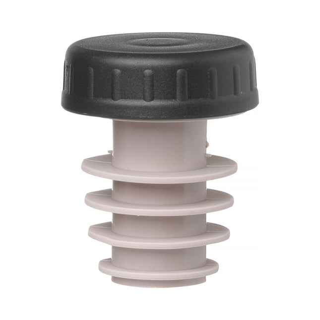 Stopper with cap – 6 pcs., Bar up, Black, 6 pcs., oxmm