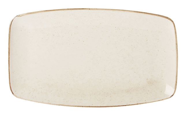 Sand rectangular dish, 310x180mm