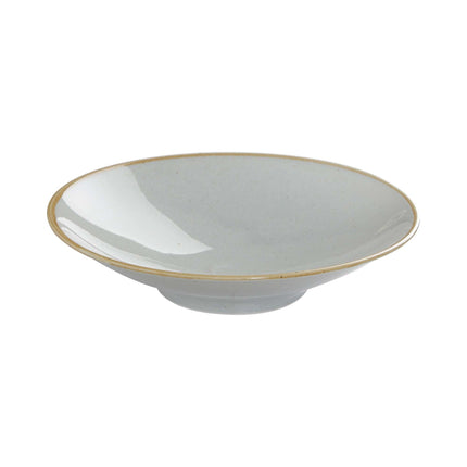 Ashen plate on foot , 260x(H)62mm