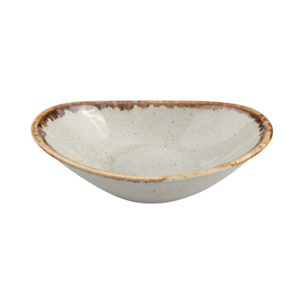 Ashen oval mini dish, 110mm